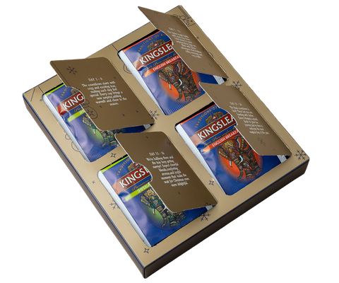 Calendar Advent Kingsleaf Christmas Box - 24 pliculețe de ceai - 4 arome