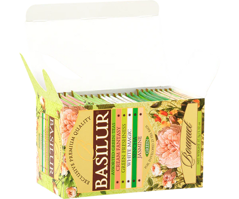 Bouquet Assorted Green - 20 pliculețe - 4 arome