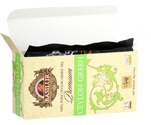 Basilur Premium Green Ceylon - 25 x 2 g