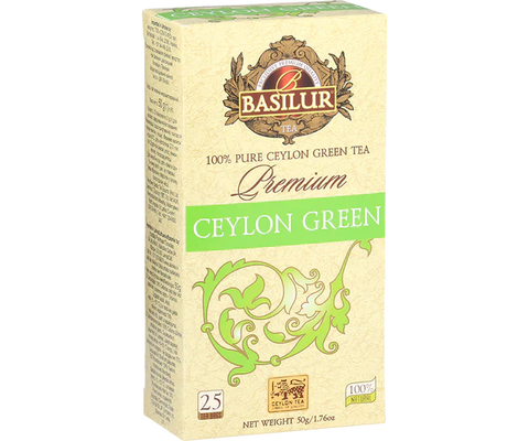 Basilur Premium Green Ceylon - 25 x 2 g