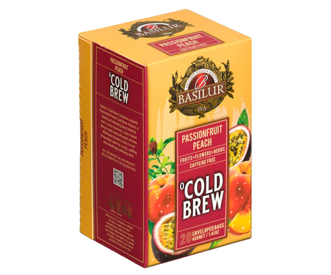 Cold Brew - Fructul Pasiunii Piersici - 20 Pliculețe de Ceai Ambalate Individual